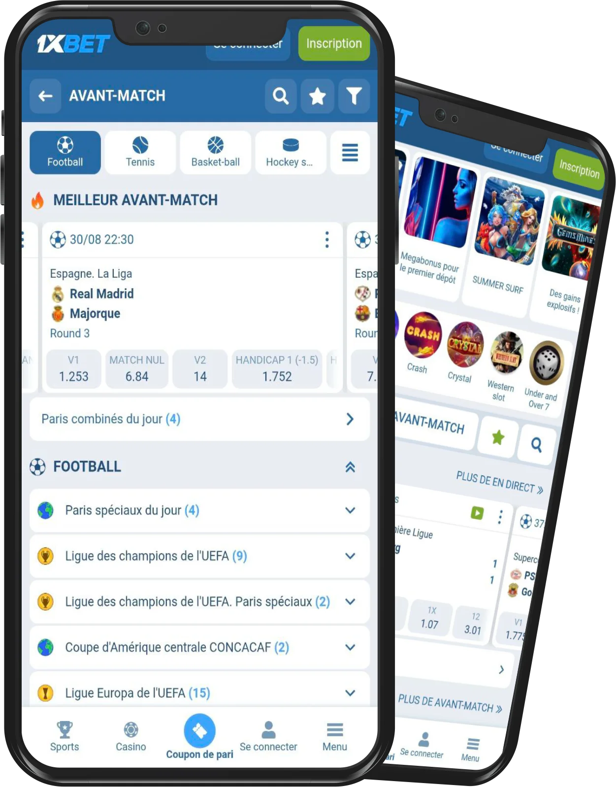 Comment parier avec l’app 1xBet?